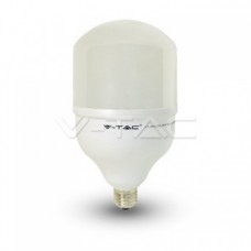 Led V-TAC 30W Е27 Big Пластик 6400К Студена бяла светлина